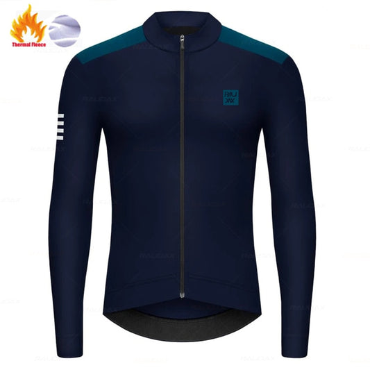 Raudax Racing Long Sleeve Thermal Fleece Cycling Jerseys (6 Variants)