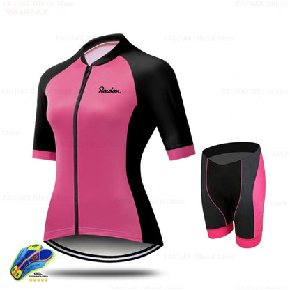 Raudax Women MTB Cycling Jersey Sets (10 Variants)