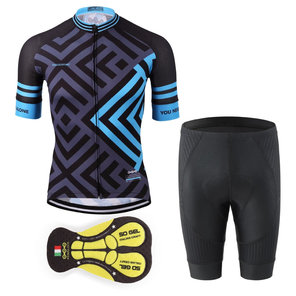 KEMALOCE Pro Team Cycling Jersey Sets (2 Variants)