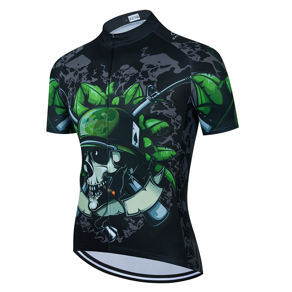 Salexo Army Skull Cycling Jersey