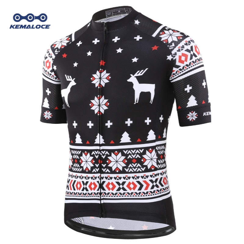 KEMALOCE Christmas Cycling Jersey