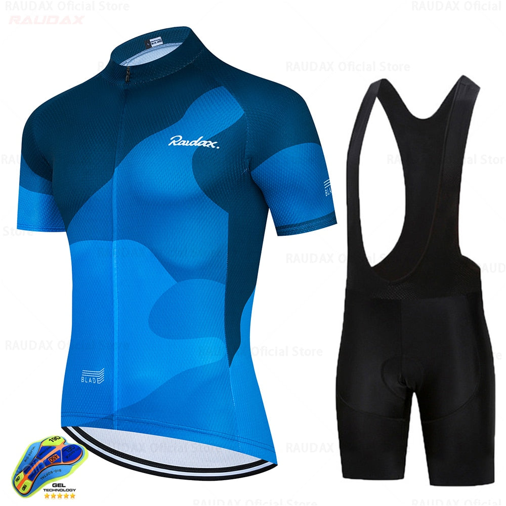 Raudax Camo Cycling Jersey Sets (6 Variants)