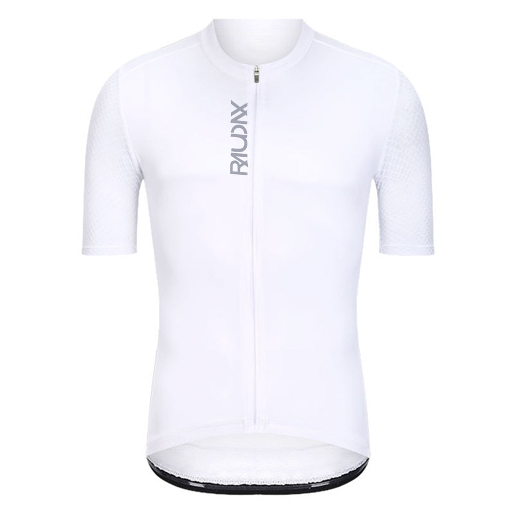 Raudax White Cycling Jersey