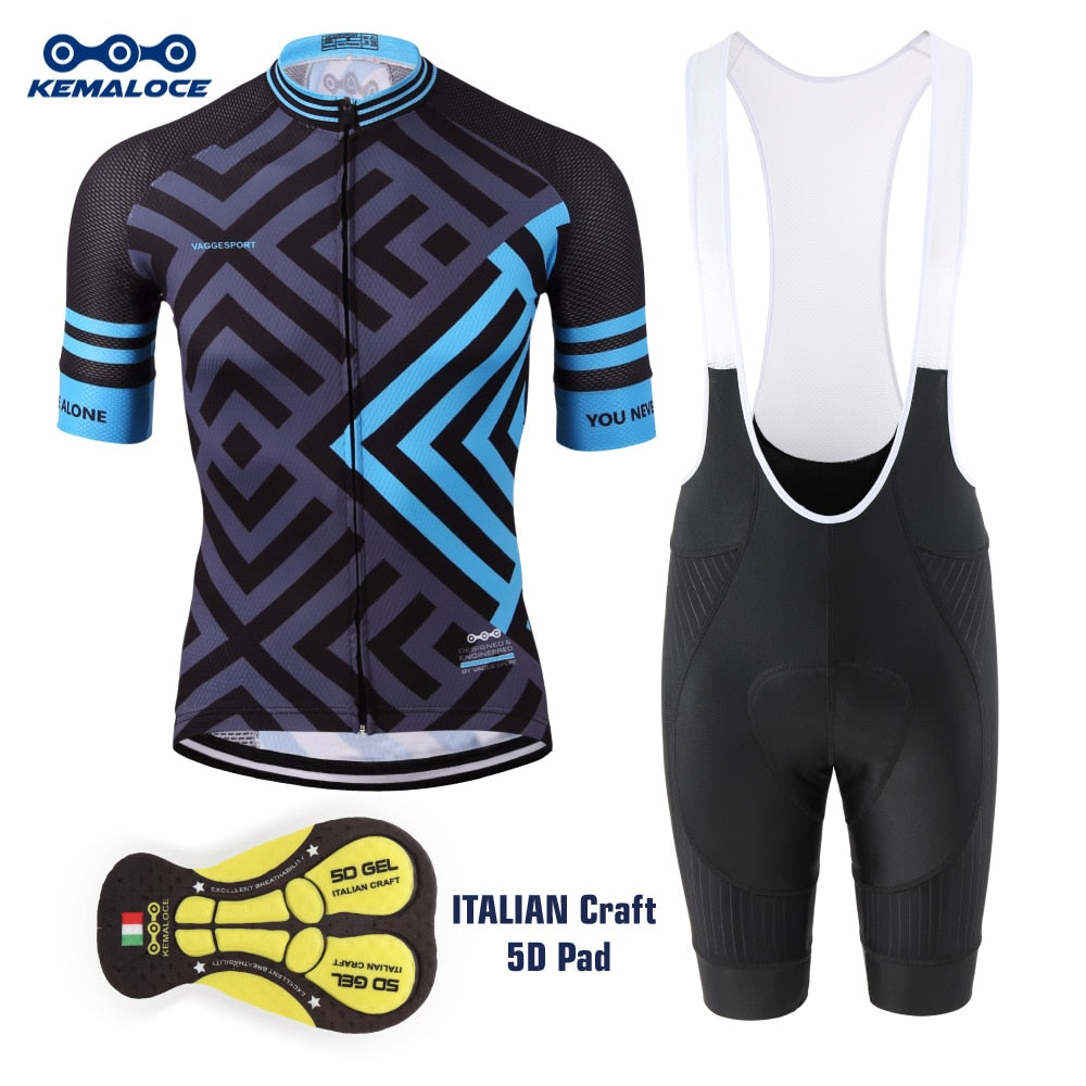 KEMALOCE Pro Team Cycling Jersey Sets (2 Variants)