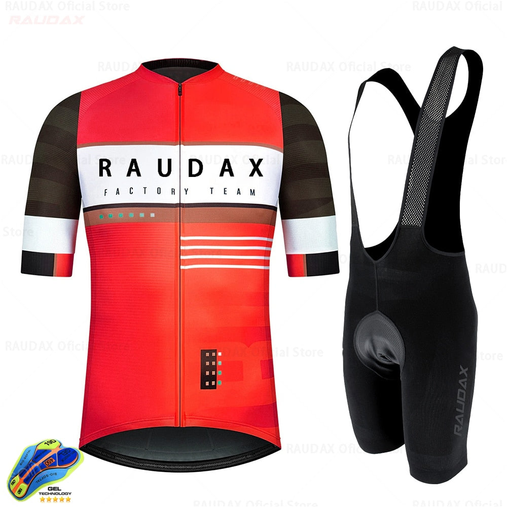 Raudax Factory Team Cycling Jersey Sets (7 Variants)