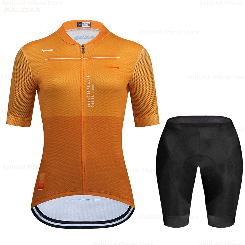 Raudax Women Pro Cycling Jersey Sets (10 Variants)