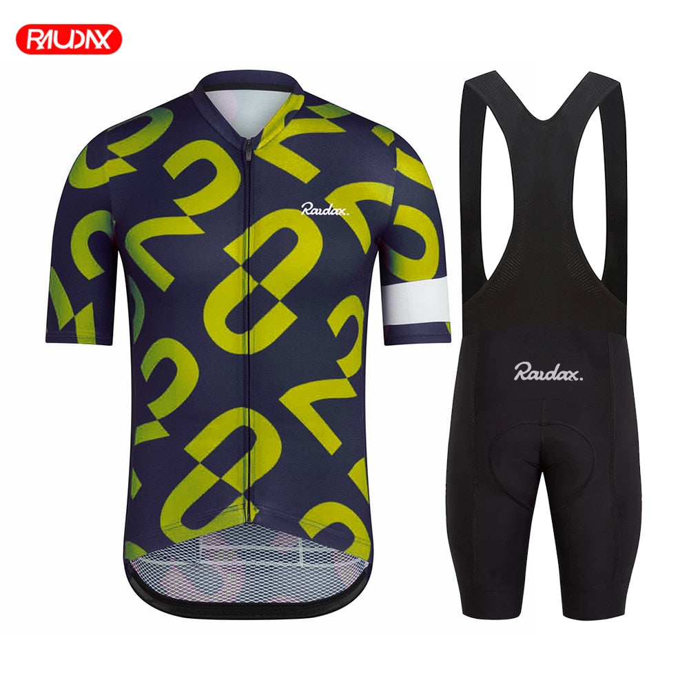 Raudax Summer Team Cycling Jersey Sets (3 Variants)