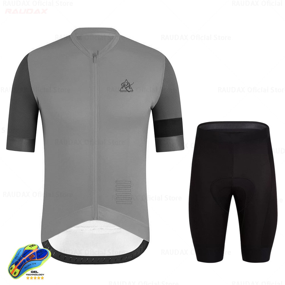 Raudax Men Triathlon Cycling Jersey Sets (10 Variants)