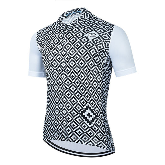 Salexo Grahpic Grid Cycling Jersey