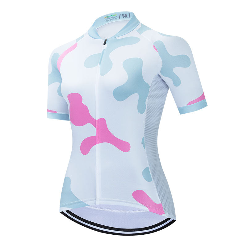 Salexo Women Camouflage Cycling Jersey