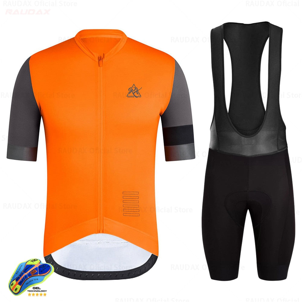 Raudax Men Triathlon Cycling Jersey Sets (10 Variants)