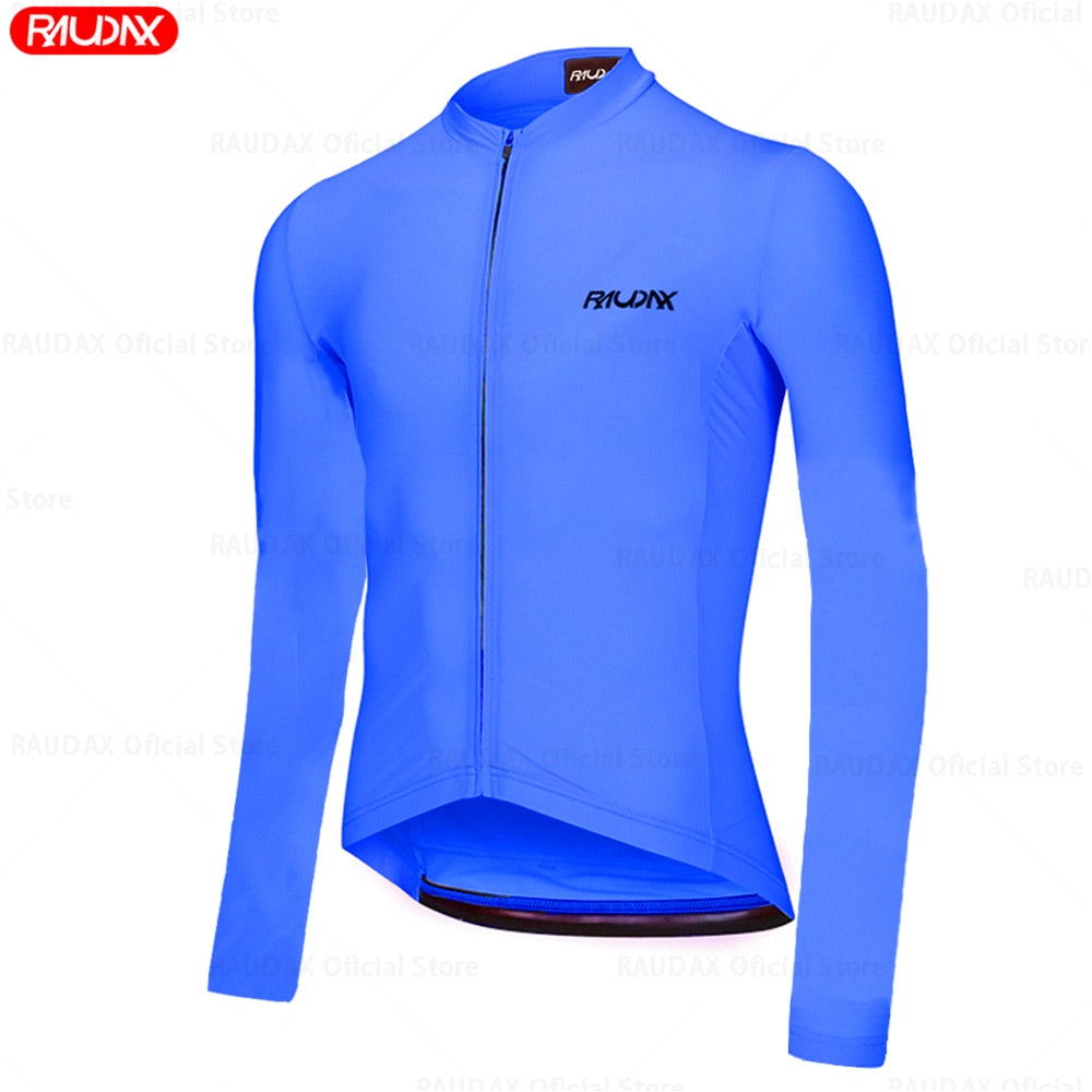 Raudax Fluorescent Long Sleeve Cycling Jerseys (4 Variants)