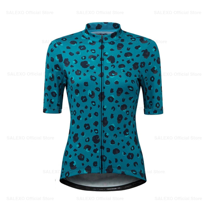 Salexo Women Flower Petal Cycling Jersey