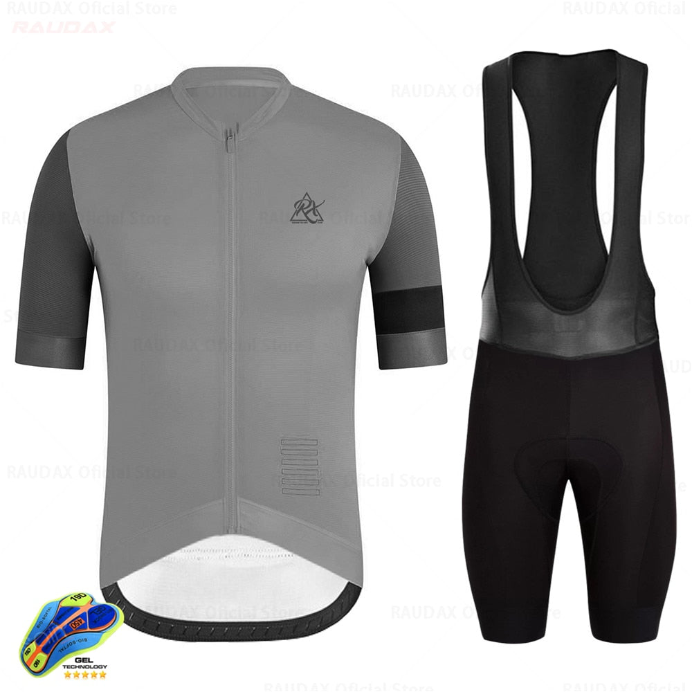 Raudax Men Triathlon Cycling Jersey Sets (10 Variants)