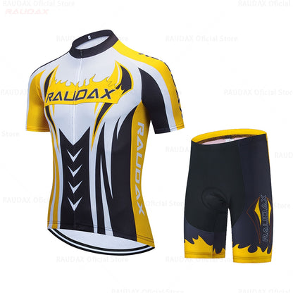 Raudax Flame Fire Cycling Jersey Sets (12 Variants)