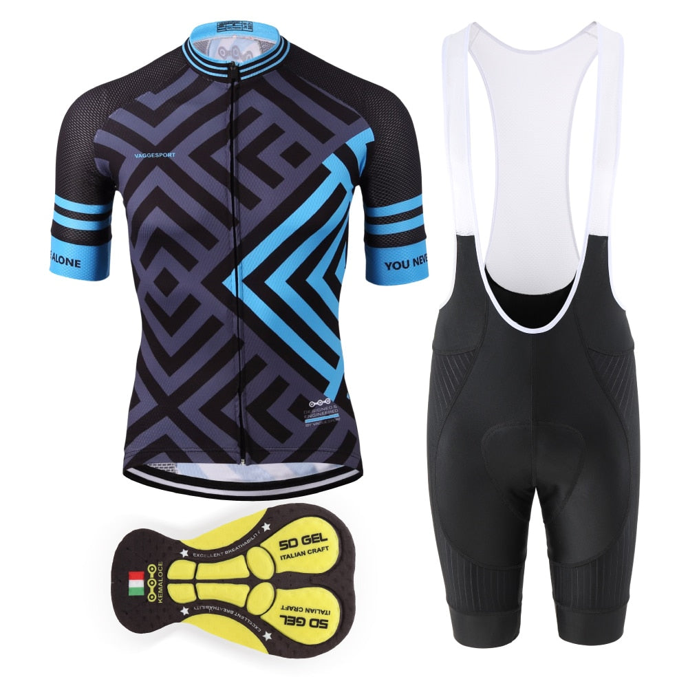 KEMALOCE Pro Team Cycling Jersey Sets (2 Variants)