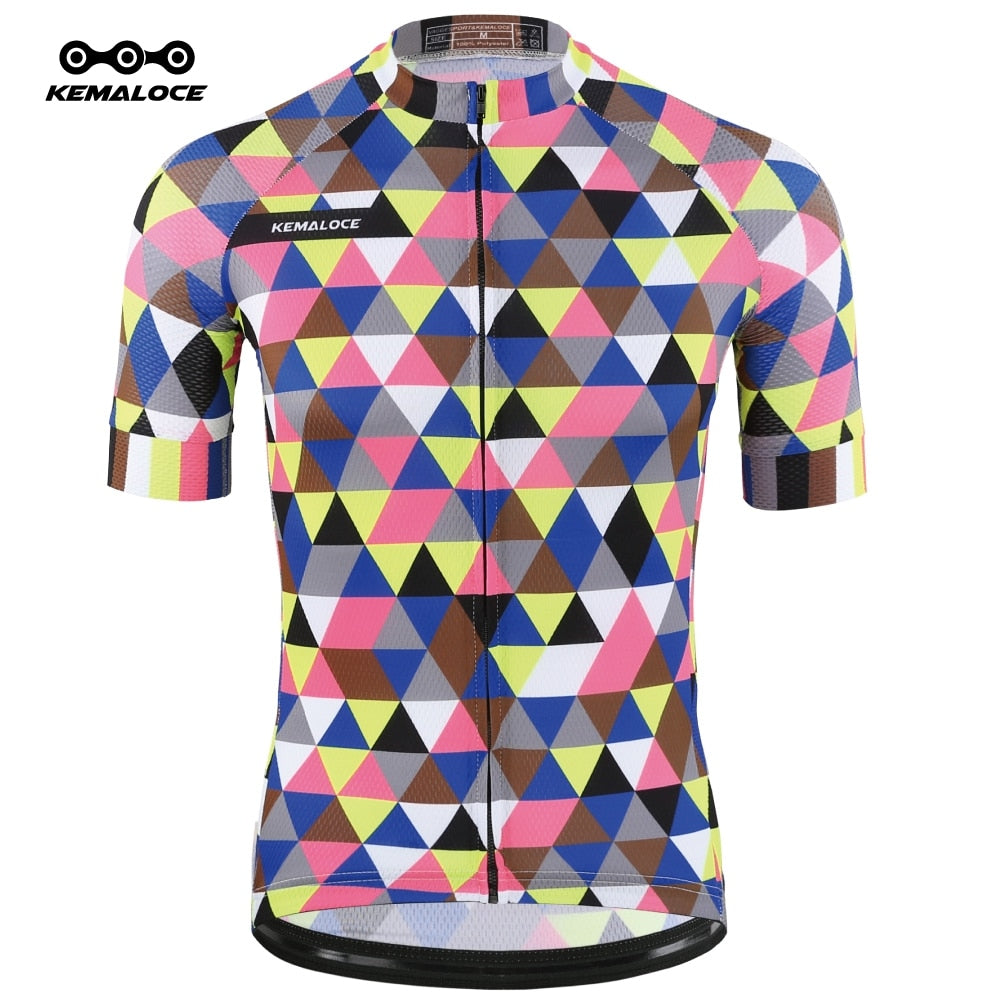 KEMALOCE Fluorescence Cycling Jerseys