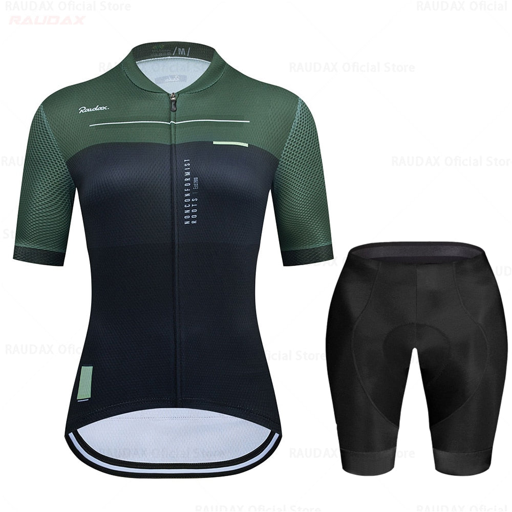 Women's cycling jersey and shorts set new arrivals