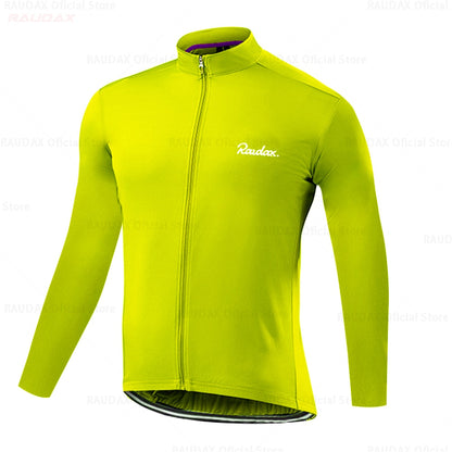 Raudax Simple Long Sleeve Cycling Jerseys (8 Variants)