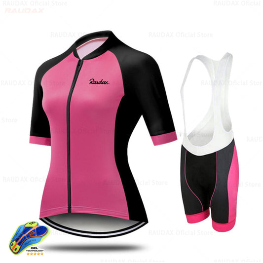 Raudax Women MTB Cycling Jersey Sets (10 Variants)