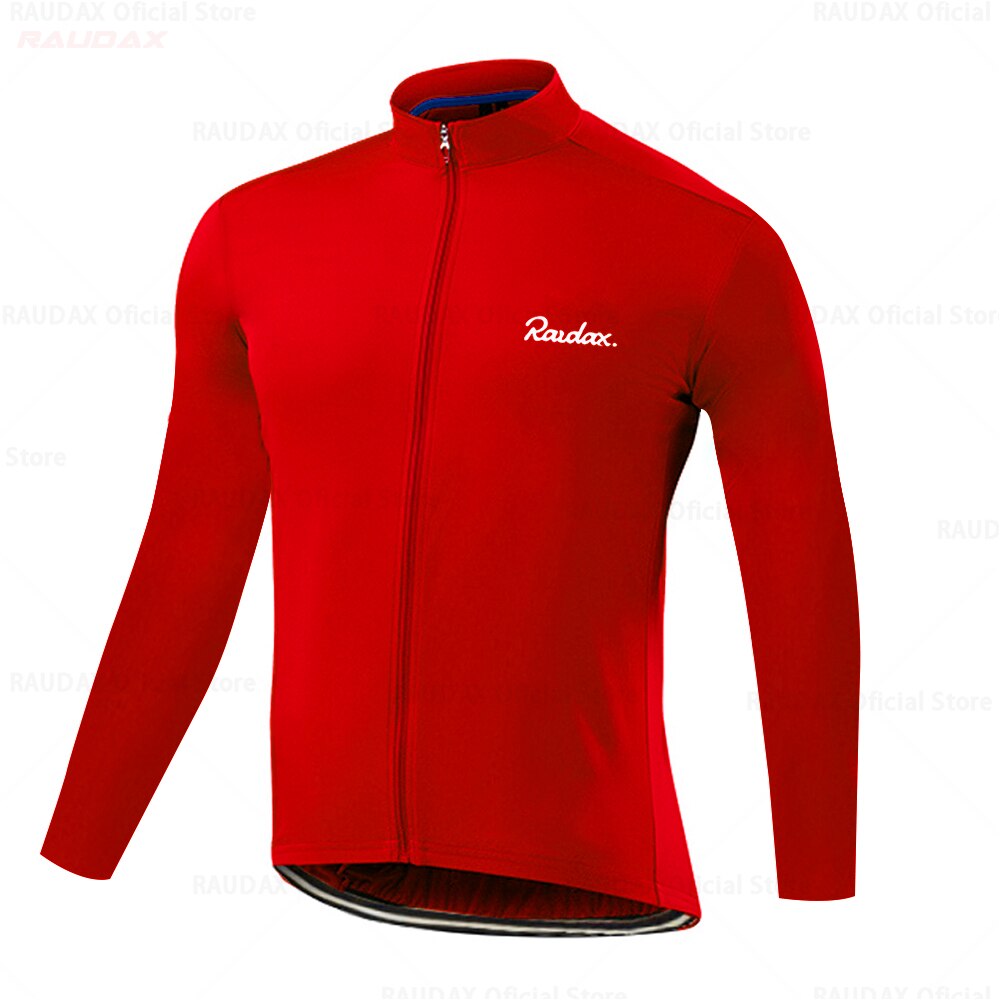 Raudax Simple Long Sleeve Cycling Jerseys (8 Variants)