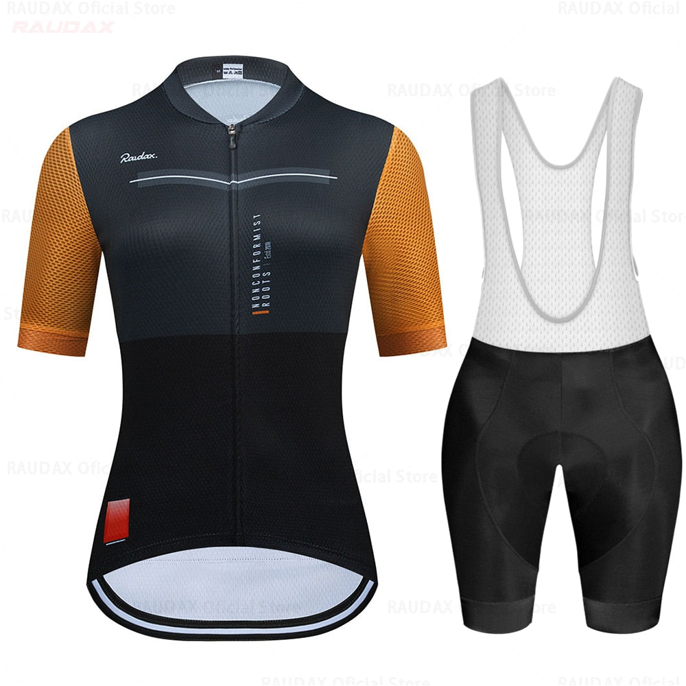 Raudax Women Pro Cycling Jersey Sets (10 Variants)