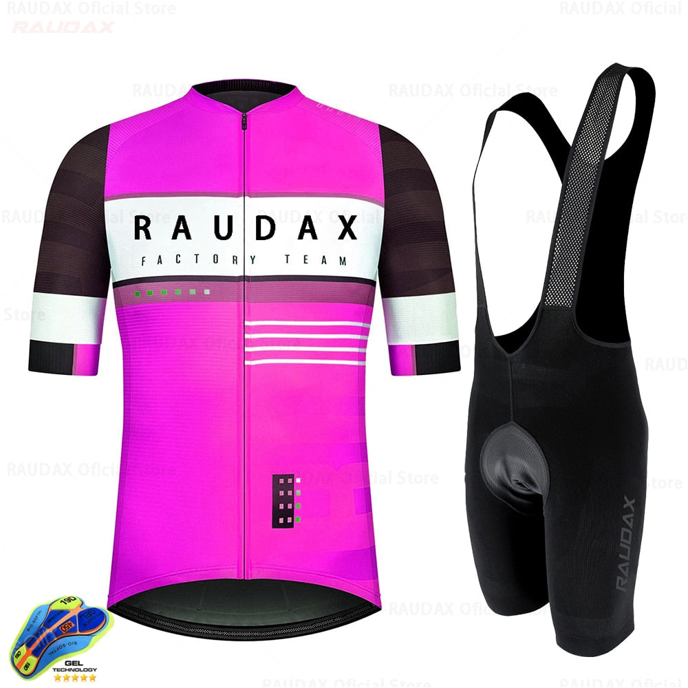 Raudax Factory Team Cycling Jersey Sets (7 Variants)