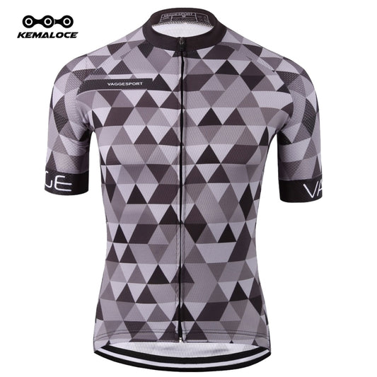 KEMALOCE Geometric Cycling Jerseys