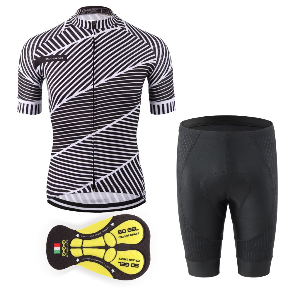 KEMALOCE Summer Cycling Jersey Sets (2 Variants)