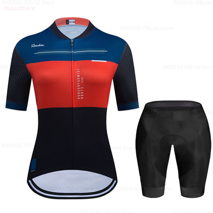 Raudax Women Pro Cycling Jersey Sets (10 Variants)