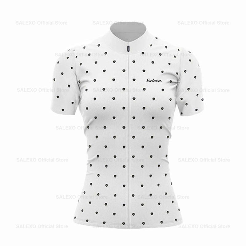 Salexo Women Polka Dot Cycling Jerseys (3 Variants) – Bike On Track