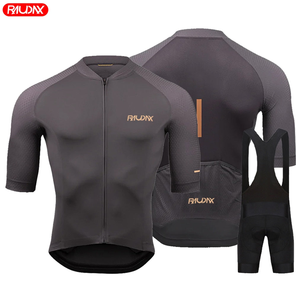 Raudax Summer Short Sleeve Cycling Jersey Sets (6 Variants)