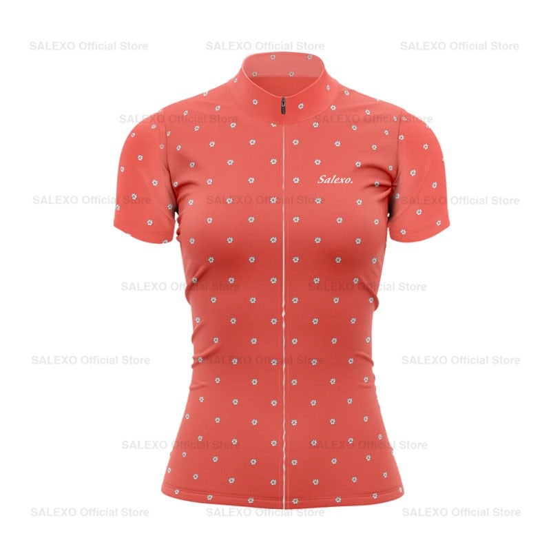Salexo Women Polka Dot Cycling Jerseys (3 Variants)