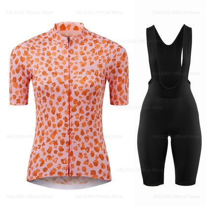 Salexo Women Floral Petal Cycling Jersey Set (2 Variants)