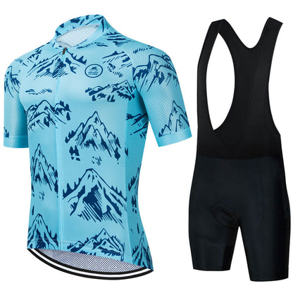 Salexo Blue Mountain Cycling Jersey Sets (3 Variants)