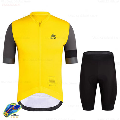 Raudax Men Triathlon Cycling Jersey Sets (10 Variants)